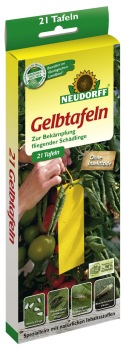 Neudorffs Gelbtafeln kleinformat 7,5x20 cm 21 Stück