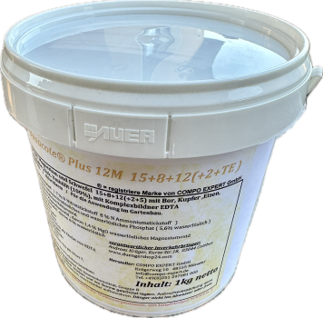 duengershop24.com - 1 kg Abfllung ( im Eimer) aus Basacote Plus 12M  15+8+12(+2+TE)