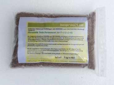 1kg Abfüllung aus Floranid® Twin Permanent 16+7+15(+2+8)
