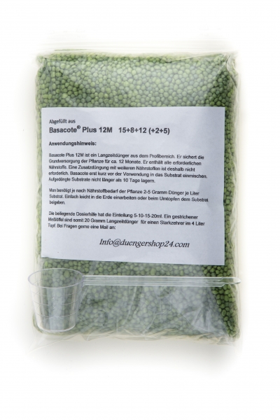 0,5 kg Abfüllung aus Basacote® Plus 12M   15+8+12(+2+5)