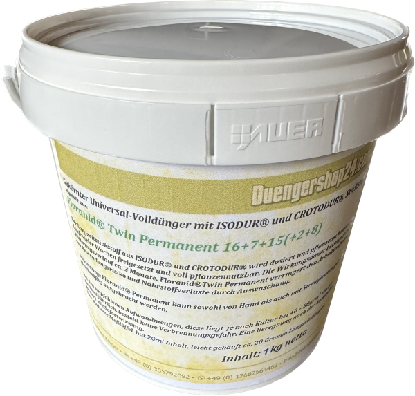 1kg Abfüllung ( im Eimer ) aus Floranid® Twin Permanent 16+7+15(+2+8)