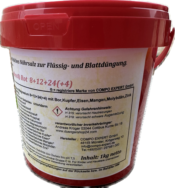 1kg Abfüllung ( im Eimer )aus Hakaphos® Rot 8+12+24(+4)