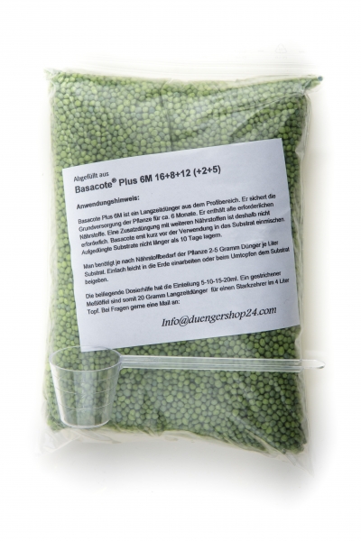 0,5 kg Abfüllung aus Basacote® Plus 6M  16+8+12(+2+5)