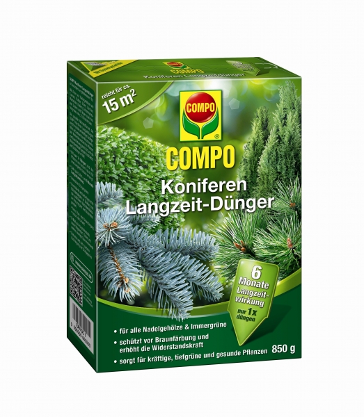 COMPO Koniferen Langzeit-Dünger 850 Gramm